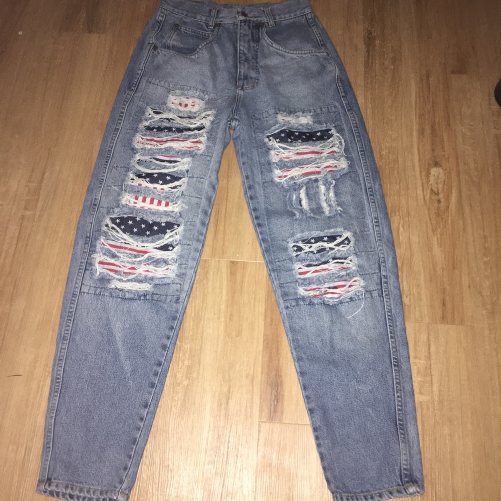 Blue look highwaisted jeans